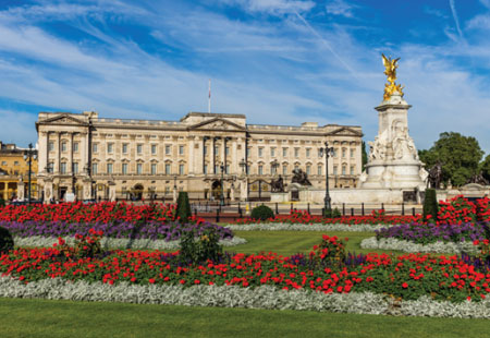 Blick auf den Buckingham Palast