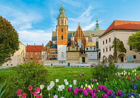 Burg Wawel in Krakau, Polen