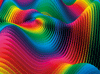 Farbexplosion Wellen