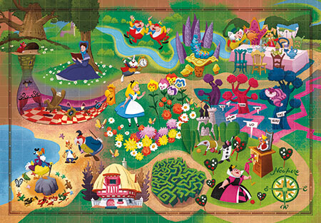 Disney - Alice im Wunderland Collage