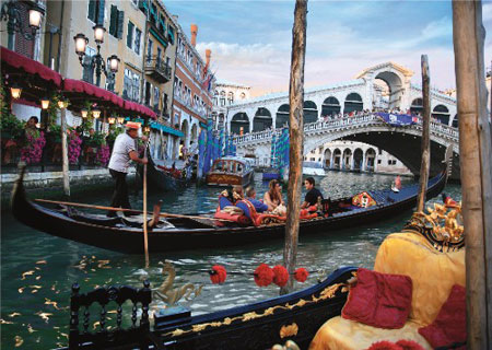Romantischer Tag in Venedig