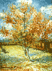 Blühender Pfirsichbaum, van Gogh