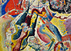 Malen mit rotem Fleck,Kandinsky