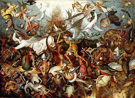Der Sturz der rebellierenden Engel, Bruegel