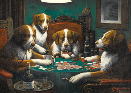Poker Spieleabend, Coolidge