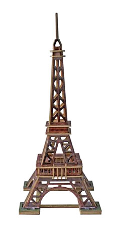 3D Monument aus Holz - Eiffelturm