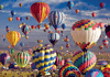 Flug der Heißluftballons