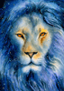 Magisches Löwenportrait