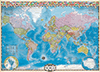 Weltkarte mit Flaggen