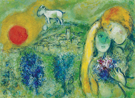 The Lovers of Vence, Chagall