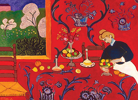 Harmonie in Rot von Henri Matisse
