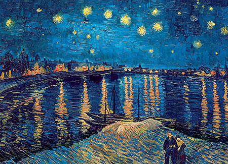 Sternennacht über der Rhone, Van Gogh