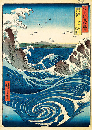 Der Naruto-Strudel, Hiroshige