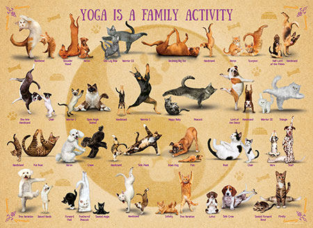 Yoga ist eine Familienaktivität