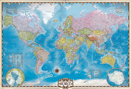Große Weltkarte