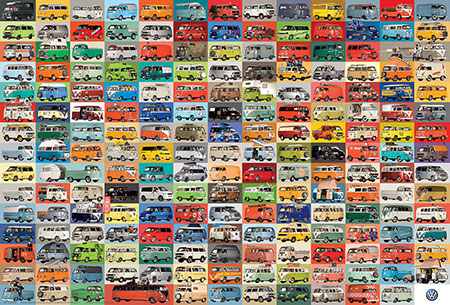 VW Bulli Collage