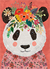 Floral Friends - Niedlicher Panda