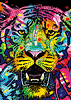 Farbenfroher Tiger