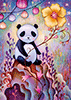 Einsamer Panda
