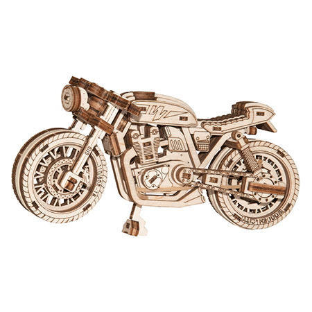 3D Holzpuzzle - Wooden City - Motorrad