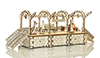3D Holzpuzzle - Wooden City - Bahnhof