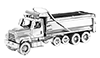 Metal Earth - Freightliner - 114SD Dump Truck