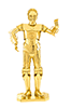 Metal Earth - C-3PO (goldenes Modell)