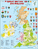 Lernkarte - Großbritannien und Irland (politisch)