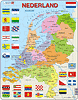 Politische Karte - Niederlande