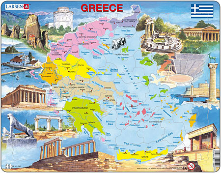Lernkarte - Sehenswürdigkeiten in Griechenland