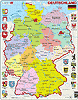 Lernkarte - Deutschland (politisch) 