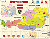 Lernkarte - Österreich (politisch)