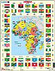 Afrika und Flaggen