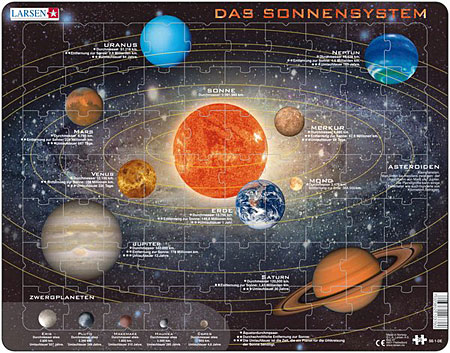 Lernpuzzle - Das Sonnensystem