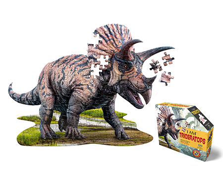 Konturpuzzle - Triceratops