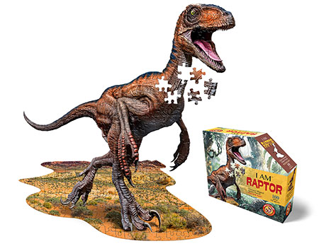 Konturpuzzle - Velociraptor