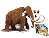 Konturpuzzle JR: Mammut  (XL Teile)