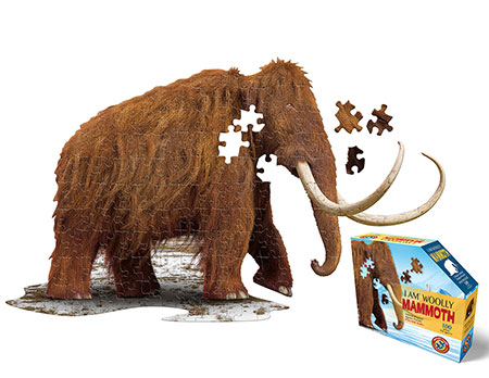 Konturpuzzle - Mammut