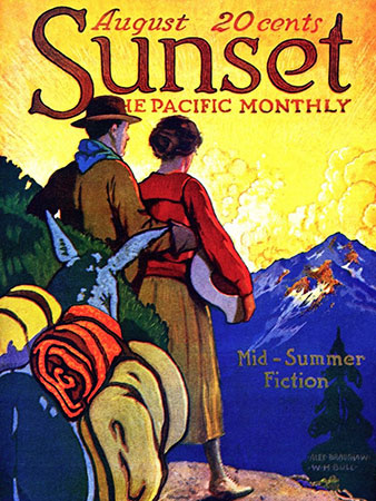 Sunset Magazine Cover - August