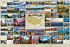 Nationalpark Collage der USA