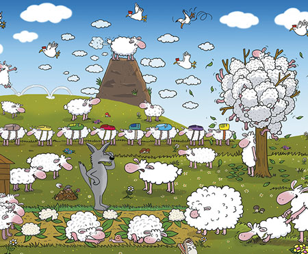 Schafe im Paradies