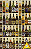 Bierflaschen-Collage