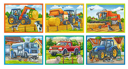 Fahrzeuge auf dem Bauernhof