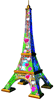 3D Puzzle - Eiffelturm (Love Edition)