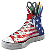 3D Puzzle - Schuh - Sneaker American Style
