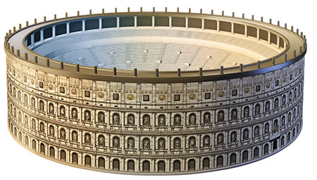3D Bauwerke - Kolosseum