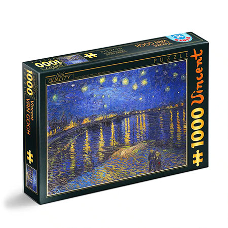 Sternennacht über der Rhone, van Gogh