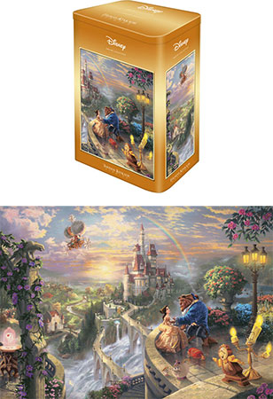 Kinkade - Disney Die Schöne und das Biest  in schöner Metalldose