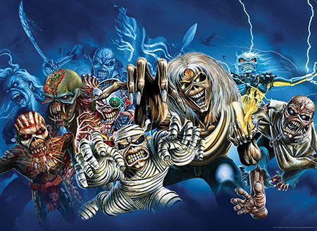 Iron Maiden - The Faces of Eddie