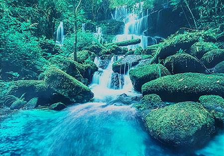 Zen Wasserfall